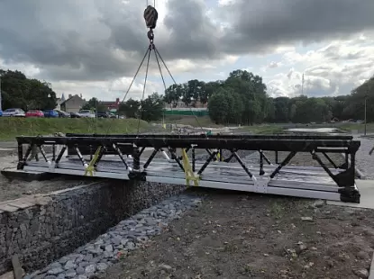 Модель Мост в парке Черняховска из Пешеходные мосты Модель Мост в парке Черняховска