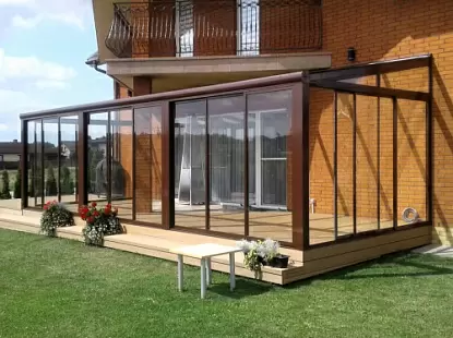 Модель Рамное остекление из Навесы и перголы Модель Рамное остекление