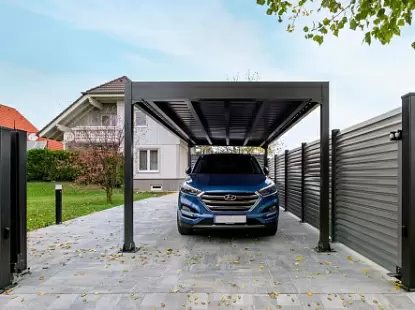 Модель Автомобильный навес из Навесы и перголы Модель Автомобильный навес